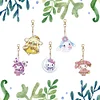>SALE<5Pcs Acrylic Double Side Party Sanrio Diamond Pianting Art Keyring for Kids