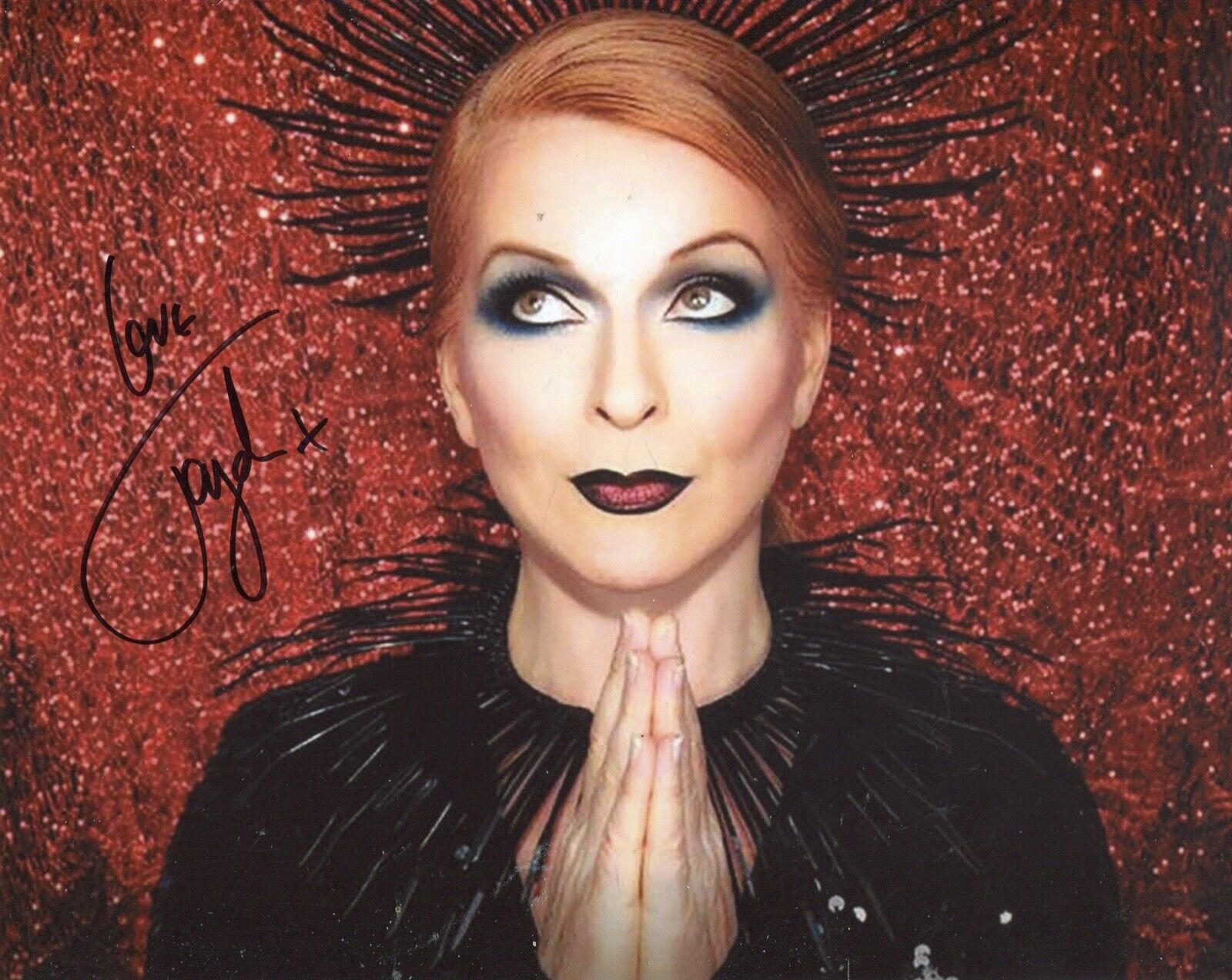 Pop & Punk star TOYAH signed 8x10 Photo Poster painting - IMAGE No10