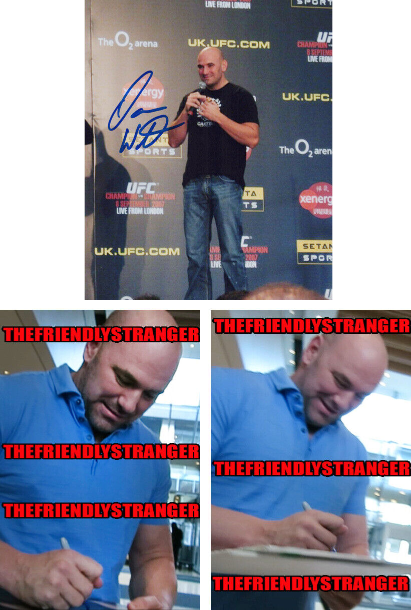 DANA WHITE signed Autographed UFC