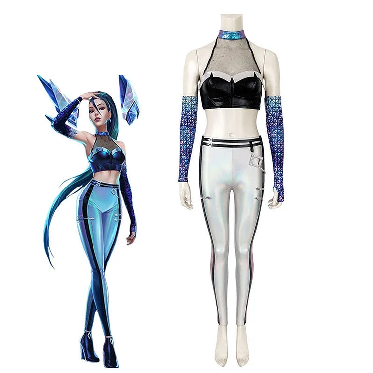 League of Legends LOL KDA ALL OUT Kaisa Fullset Cosplay Costumes