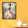 Victorian Girl-11CT Stamped Cross Stitch 40*50cm/15.75*19.69in