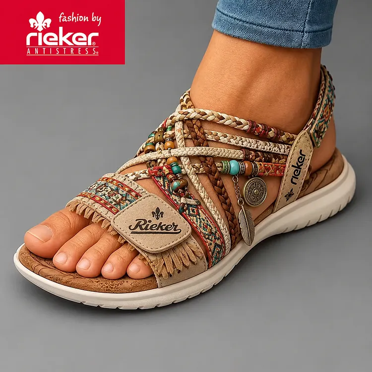 Rieker&reg; Udobne ženske ortopedske sandale s mekim potplatima 2026