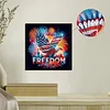 Diamond Painting-DIY Crystal Rhinestone Flag Eagle