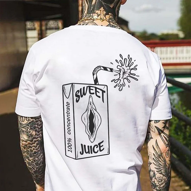 Sweet Juice 100% Concentrate Printed Men's T-shirt