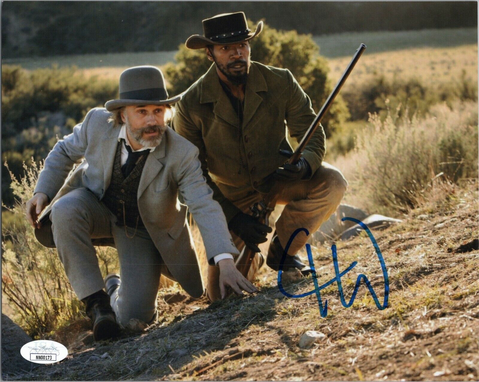 ~ CHRISTOPH WALTZ Authentic Hand-Signed Django Unchained