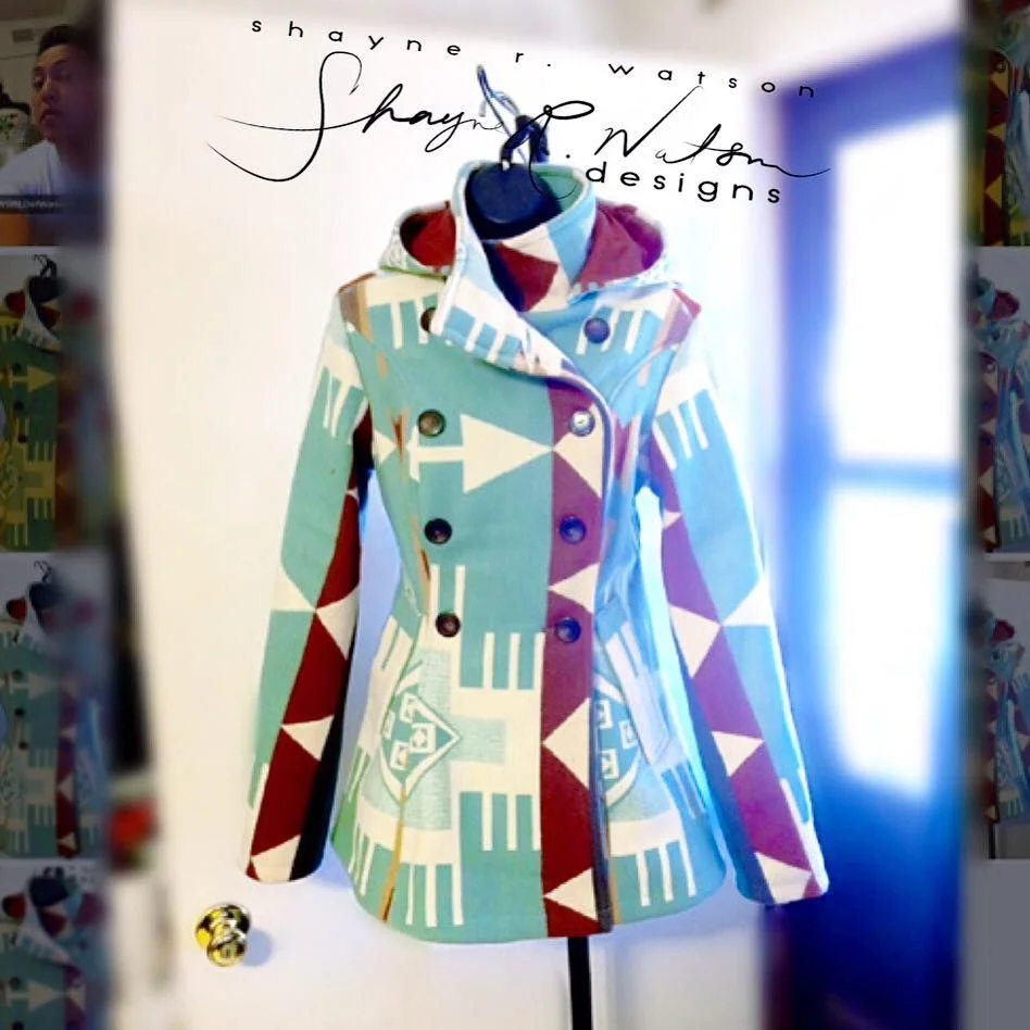 Aztec Nationality soft warm hand made coat  807b