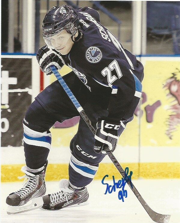 Saskatoon Blades Nikita Scherbak Signed Autographed 8x10 Photo Poster painting COA D