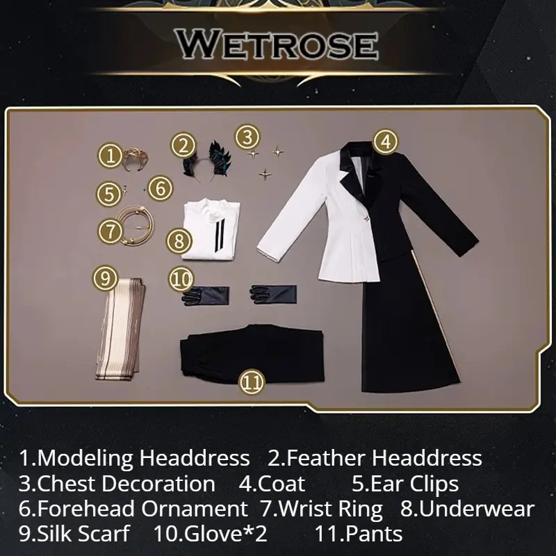 [Wetrose] Pre-Order Arknights Passenger Ambience Synesthesia 2026 Game Outfit Cosplay Costume