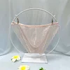Men's Sexy Lace Mesh Transparent U-Shaped Pouch Briefs