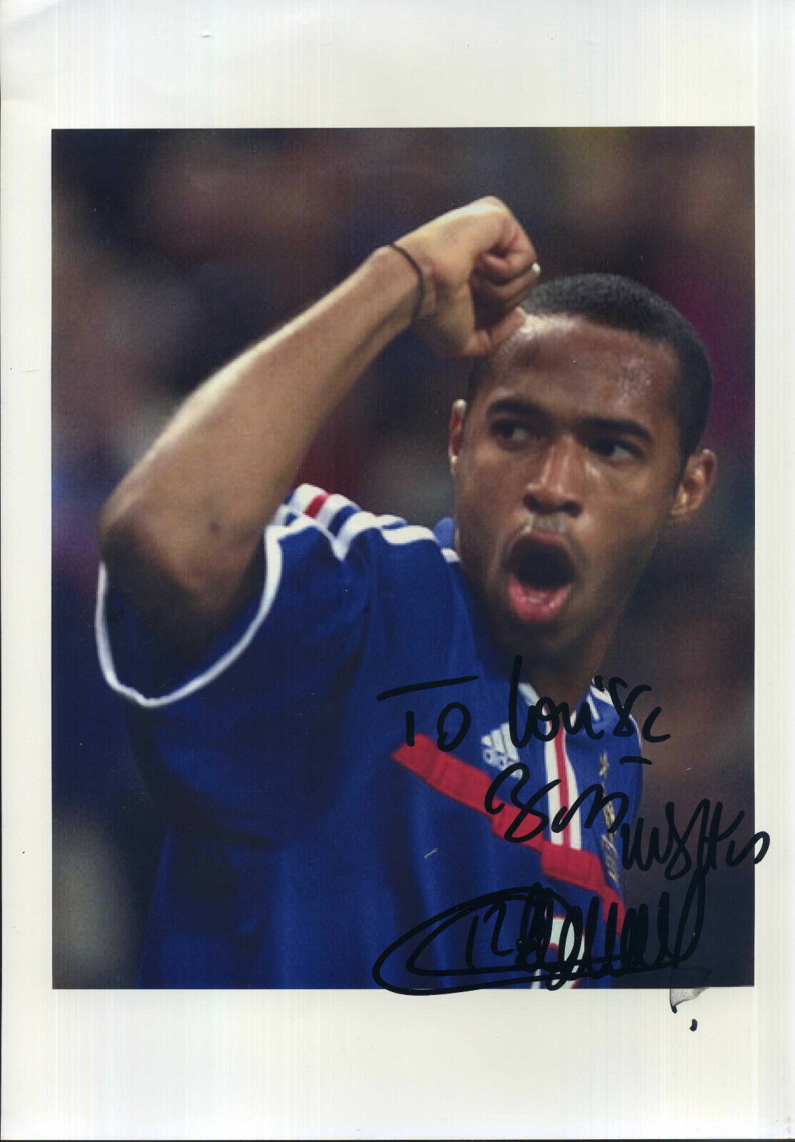 THIERRY HENRY Signed Photo Poster paintinggraph - Football Player - ARSENAL / FRANCE - preprint