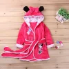 Winter Kid Baby Boy Girl Cartoon Robe Bathrobe Sleepwear Pajamas