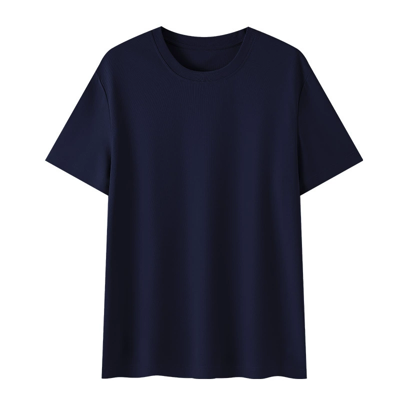 2025 Men’s Summer Slim Fit Solid Color Short Sleeve T-Shirt