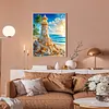 Diamond Painting -DIY Round Drill Coastal Lighthouse Seaview