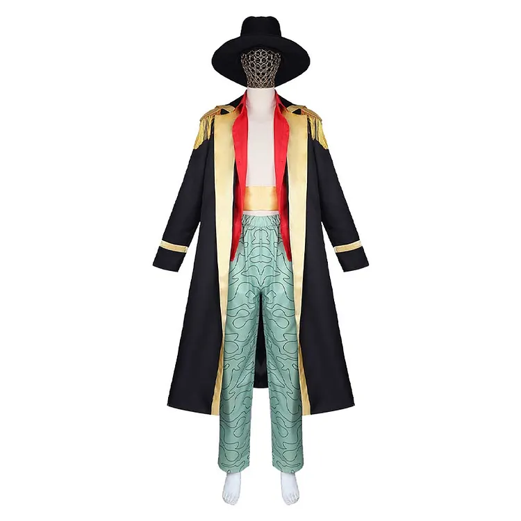 One Piece Marshall&middot;D&middot;Teach Blackbeard Pirates Outfits Cosplay Costume Halloween Carnival Suit
