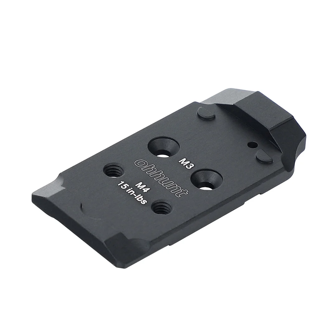 ohhunt&reg; CZ SHADOW 2 OR optic Adapter Plate for 407K 507K EPS RMSc RD-U1 RD-U3 RD-U5 CNC 7075-T6