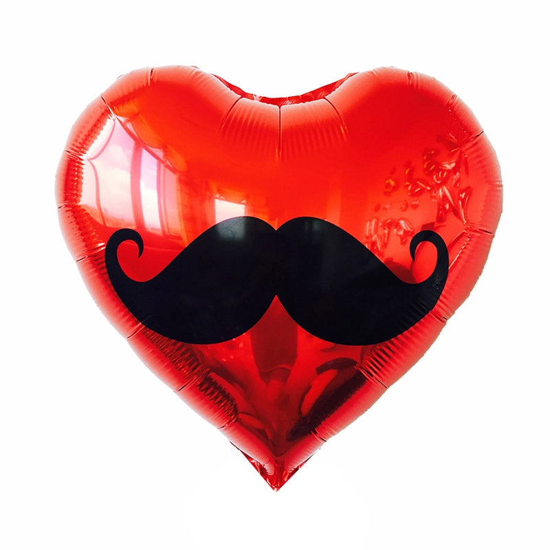 Vacation Minimalist Heart Shape Aluminum Film Travel Daily Balloons