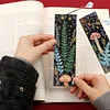 4Pcs DIY Flowers Mushroom Special Shape Diamond Painting Bookmark