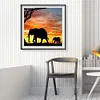 uk.everydayedeals (Limited Stock)Paint By Number - Oil Painting -  Elephant (40*40Cm)