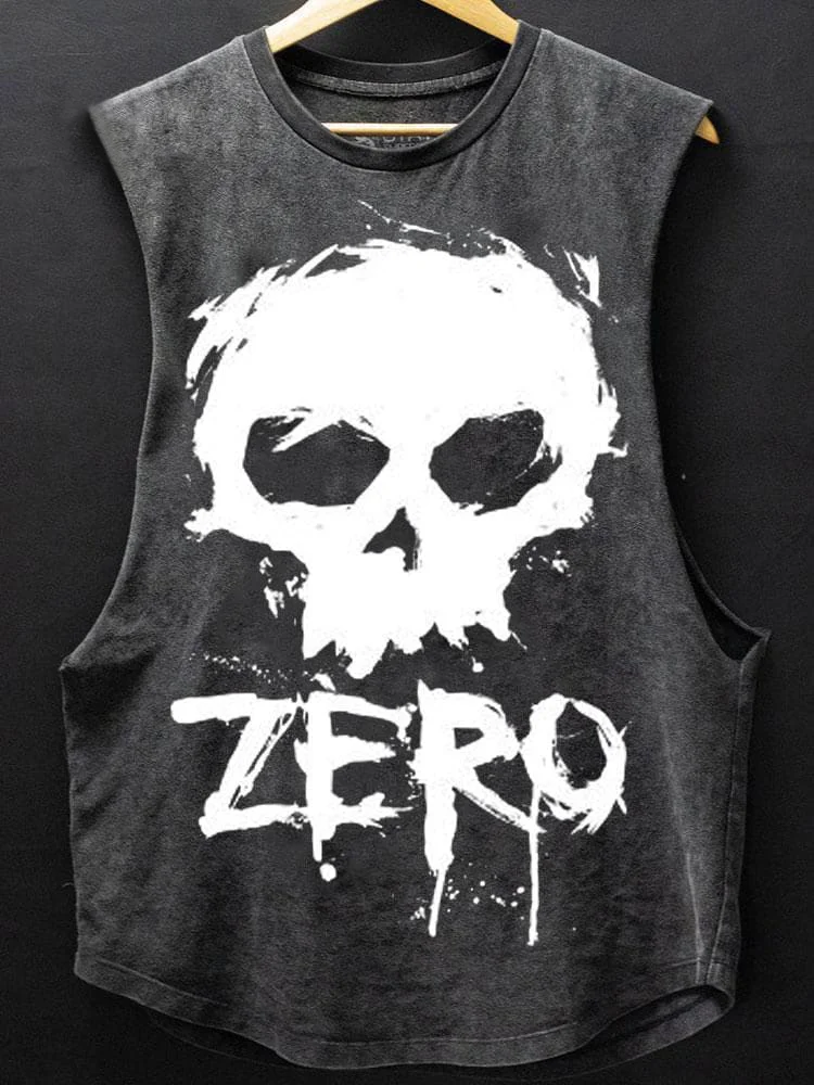 Teecade Teecade Men's Zero Skull Art Classic Tank Top