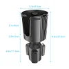 Car Cup Holder Expander Adjustable Fits Less Than 3.7 Large Bottles & Mugs