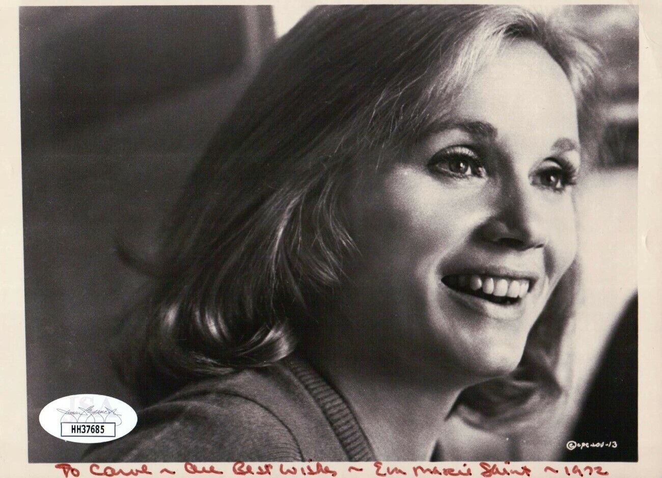 Eva Marie Saint Signed Autographed 5X6.75 Photo Poster painting On the Waterfront JSA HH37685