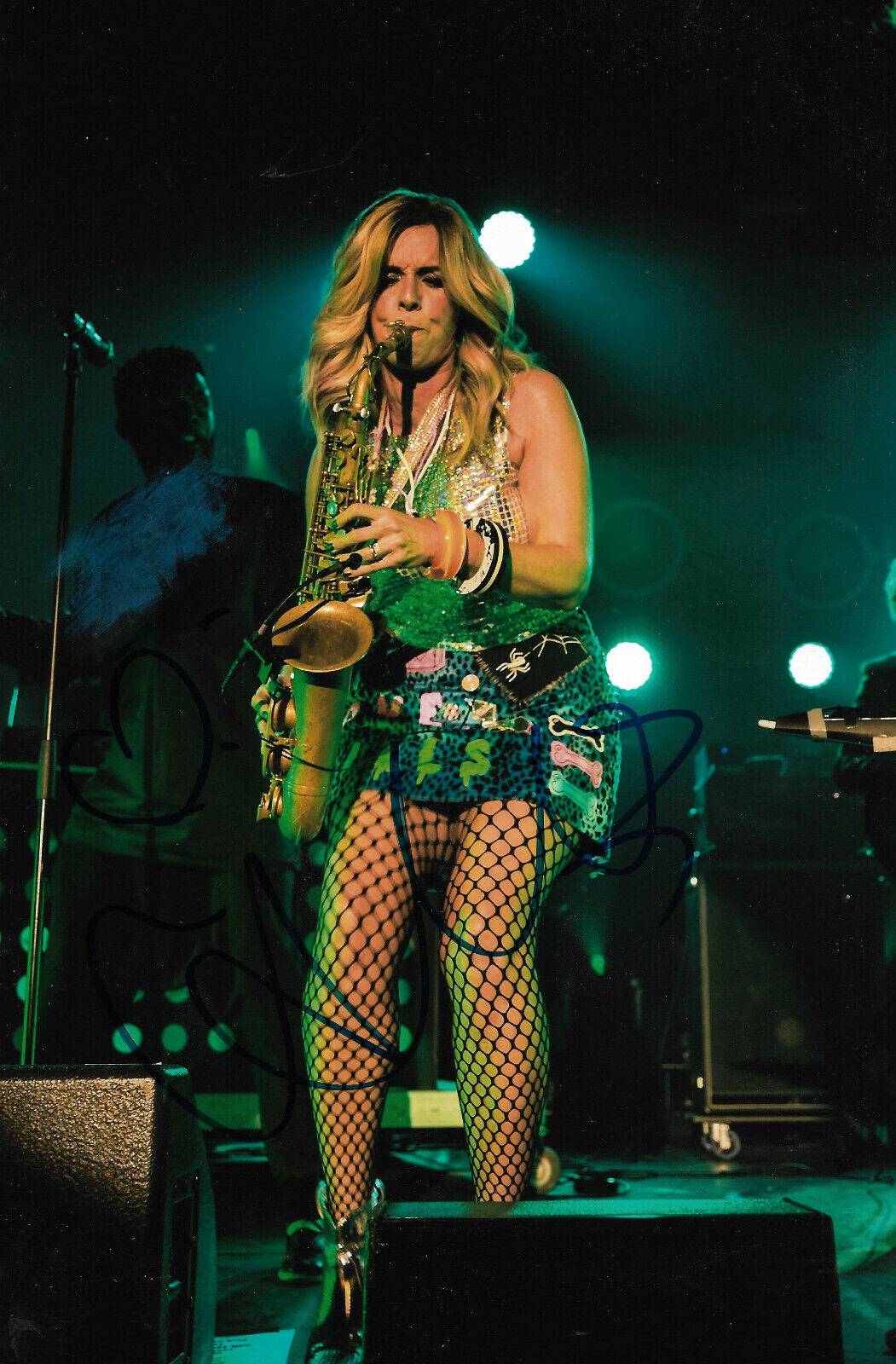 Candy Dulfer signed 8x12 inch Photo Poster painting autograph