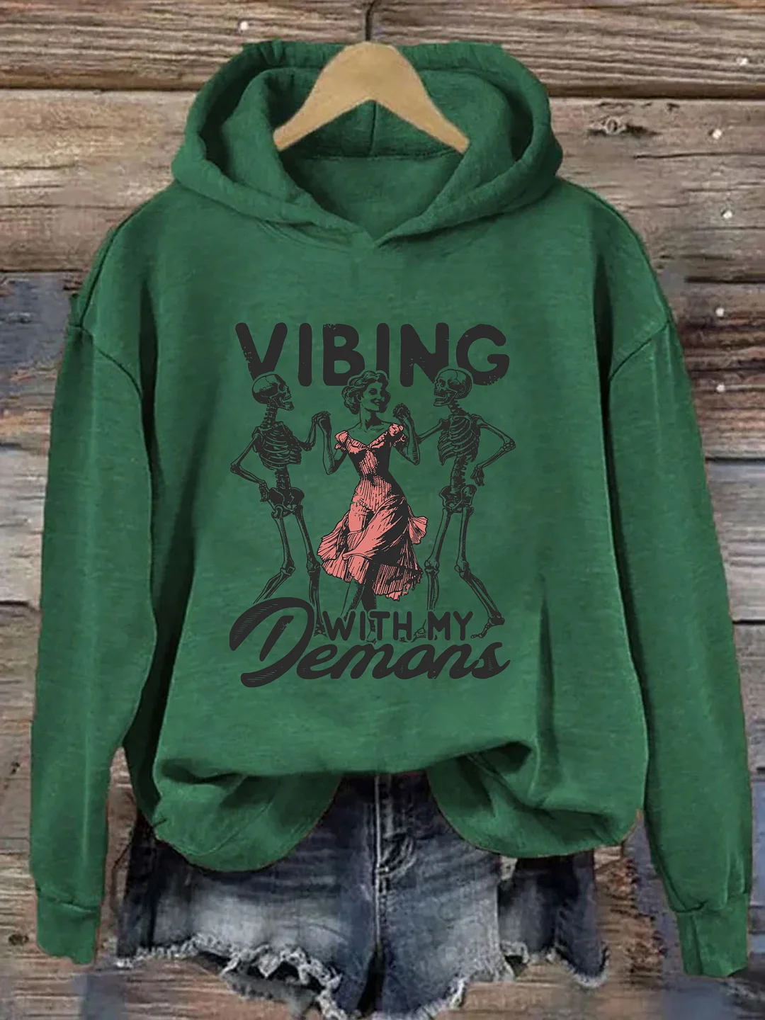 Vibing With My Demons Hoodie