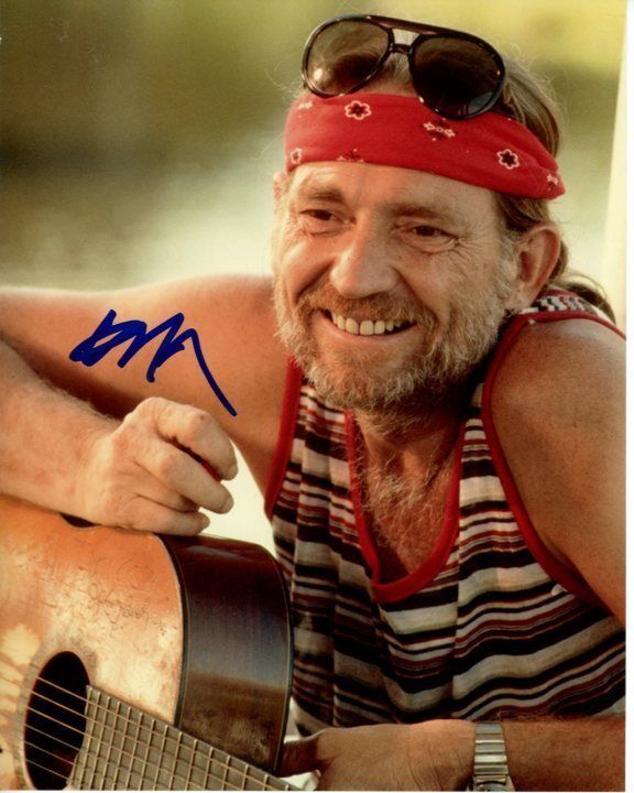 WILLIE NELSON signed autographed 8x10 Photo Poster painting