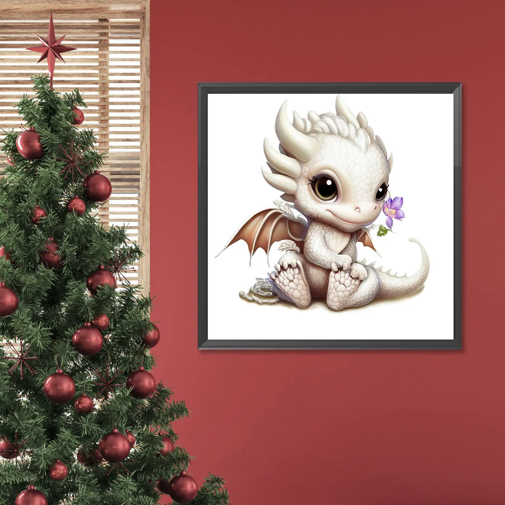 Diamond Painting - Full Round Drill - Dragon(Canvas|30*30cm)