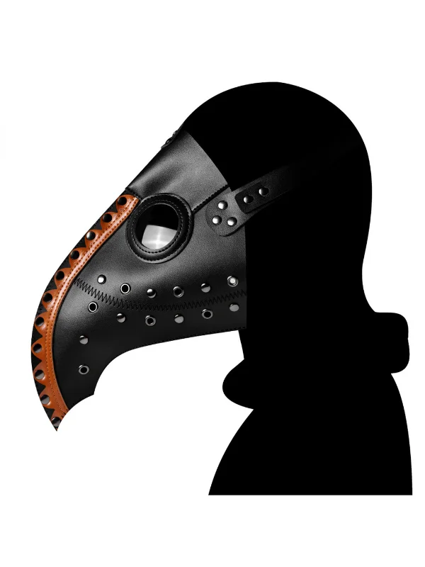 Halloween Costume Plague Doctor Bird Mask Long Nose Beak Mask-mysite