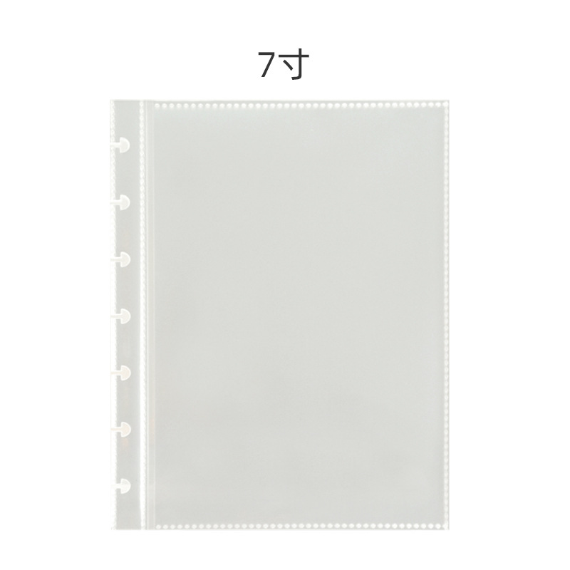 Fromthenon Mushroom Hole Disc Rings Bound Notebook Refill High Transparency Photo Album Pockets Photos Book Case Kid Memory Gift
