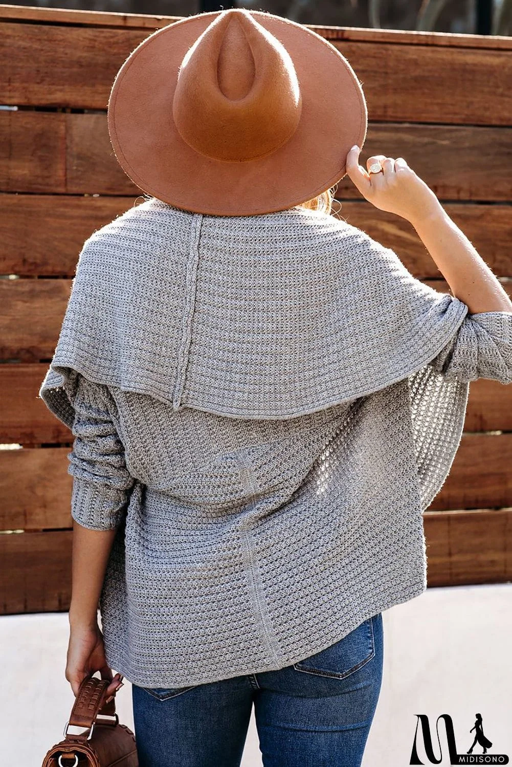 MidiSono - Cashmere Blend Convertible Cardigan