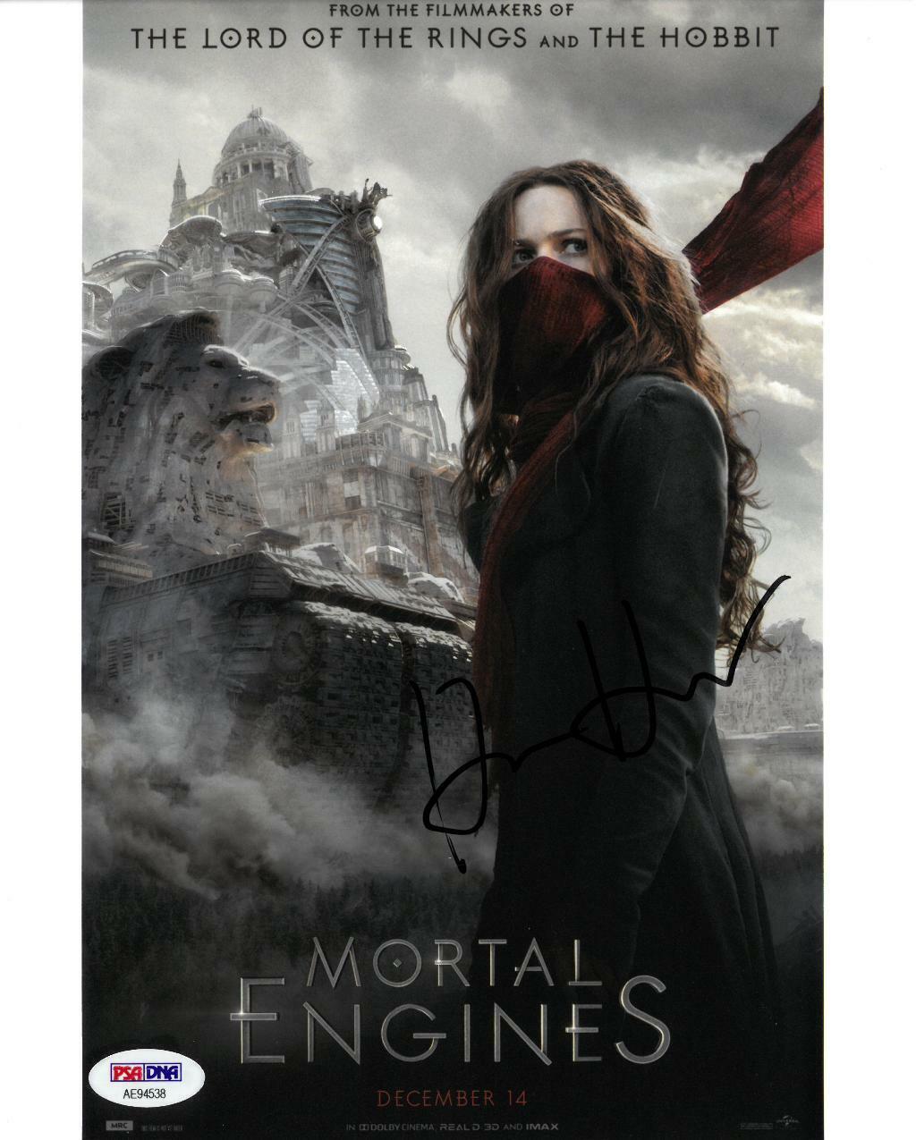 Hera Hilmar Signed Mortal Engines Autographed 8x10 Photo Poster painting PSA/DNA #AE94538