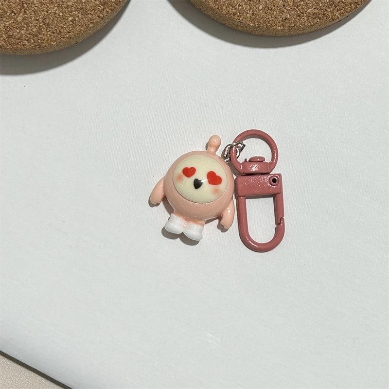 Colorful Keychain Egg Party Pendant Cyber Celebrity Cartoon Hanging Ornaments Strange Cute Egg Matching Girls’ Accessories