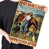 And She Lived Happily Ever After - Vintage Metal Signs - 20*30cm/30*40cm - Western&Farm