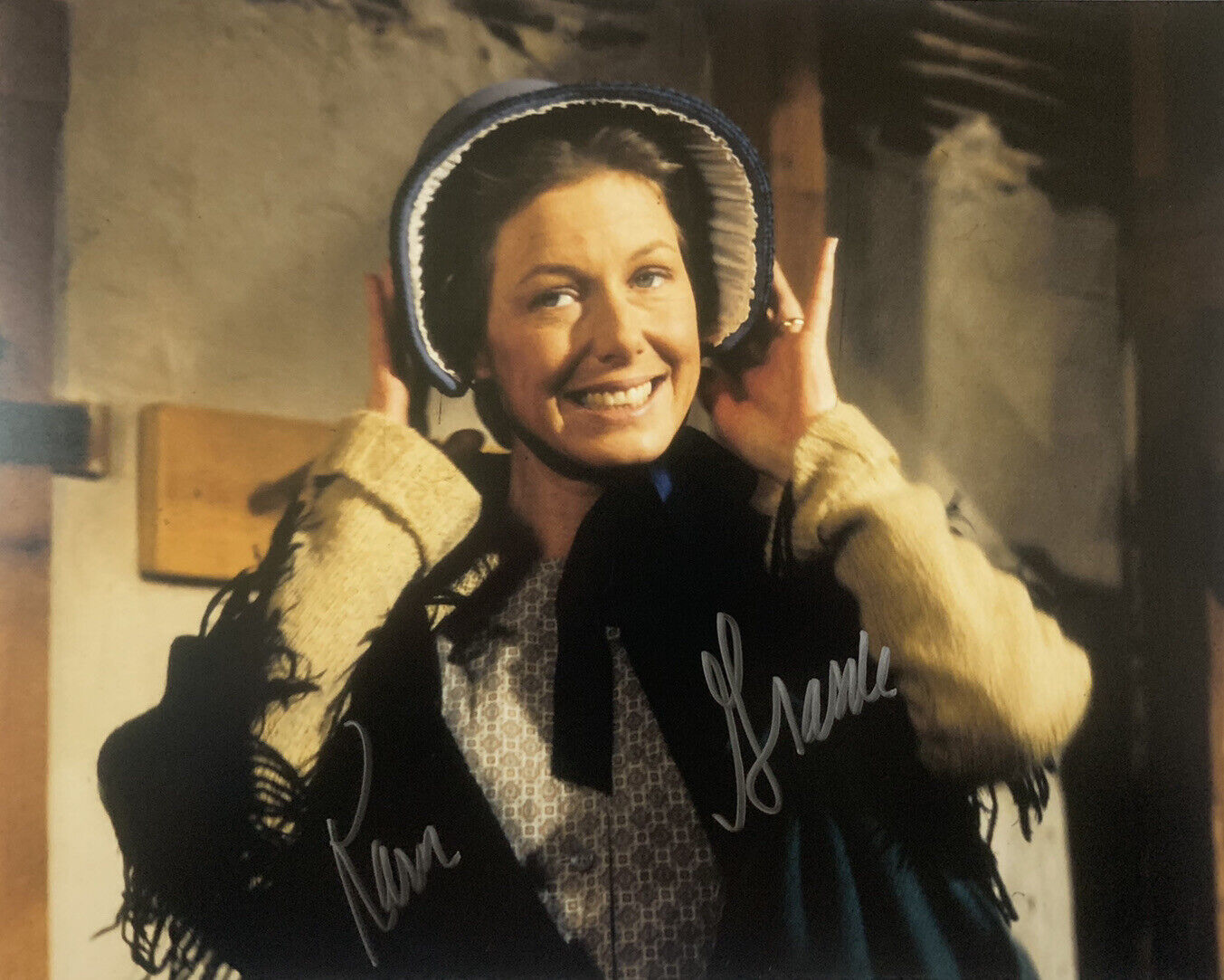 KAREN GRASSLE HAND SIGNED 8x10 Photo Poster painting LITTLE HOUSE ON THE PRAIRIE AUTOGRAPH COA