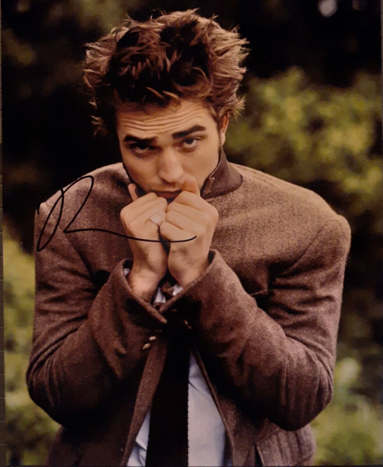 Robert Pattinson signed 8x10