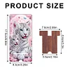 2er-Pack Acryl Papagei Tiger Handyständer & Spiegel - 5D DIY Handwerk Modeaccessoires