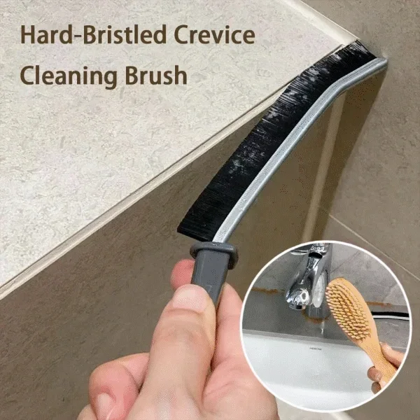 ⏳Hot Sale-Buy 2 Get 2 Free Now-Hard-Bristled Crevice Cleaning Brush
