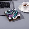 Leather 5D Diamond Painting Kit Note Box DIY Diamond Art Notepad Box (Owl)