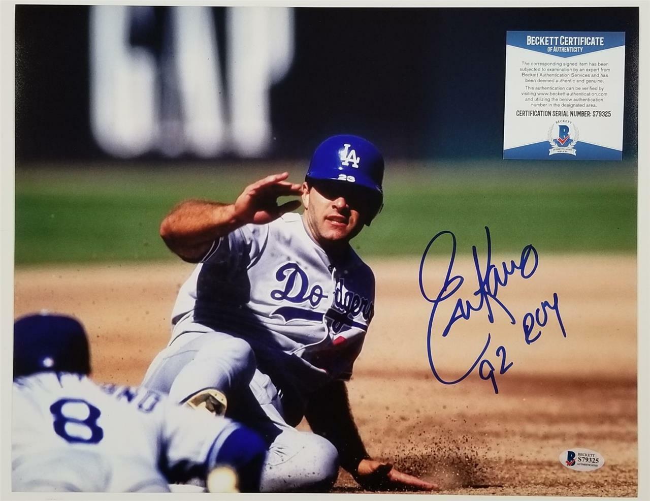 Eric Karros signed Dodgers 11x14 Photo Poster painting #3 92 ROY