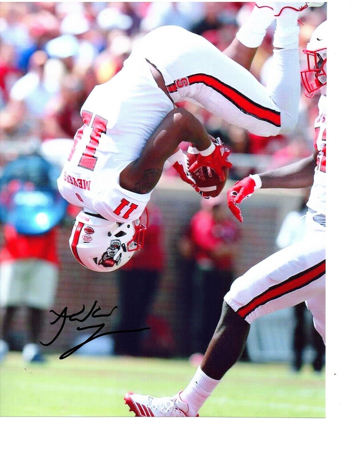 Jakobi Meyers NC State Wolfpack signed autographed 8x10 football Photo Poster painting g