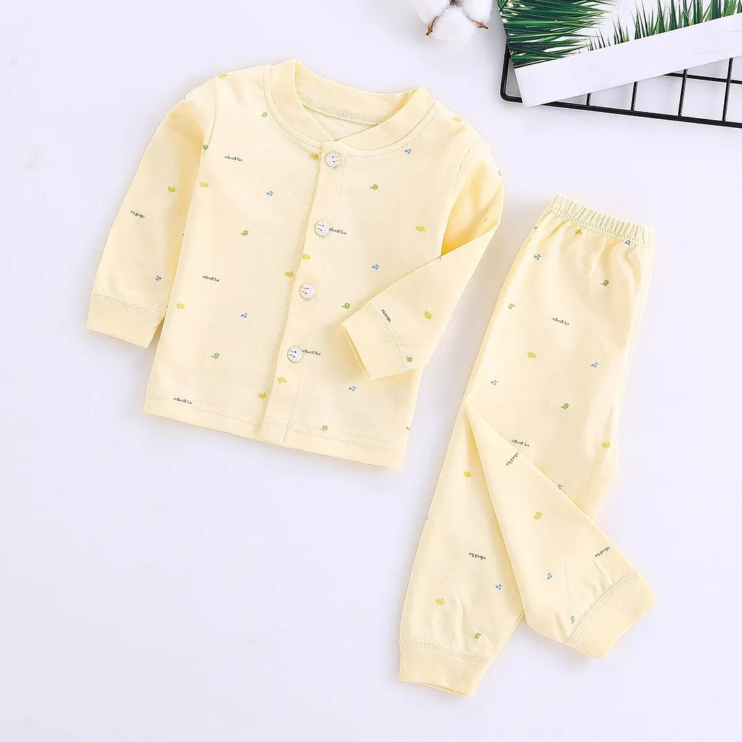 0-2 Years Soft Baby Clothes Set Spring Autumn Cotton Newborn Baby Boys Girls Clothes 2PCS Baby Pajamas Unisex Kids Clothing Sets