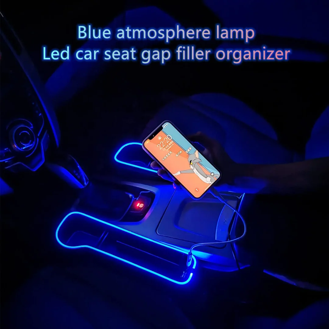 Car Seat Gap Storage Box with Charging