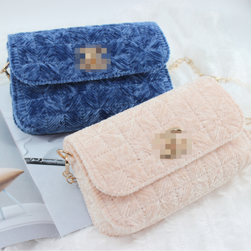 Velvet DIY Crochet Kit - Elegance Handbag Craft Set