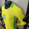 2025/2026 Long sleeves Player Version Brazil Home Football Jersey 1:1 Thai quality