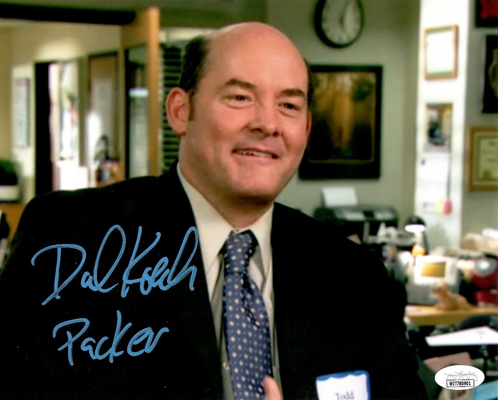 David Koechner signed inscribed 8x10 Photo Poster painting The Office JSA Witness Packer