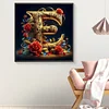 Diamond Painting -DIY Round Drill Letter E