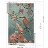 (40*60cm)Bird Flowers - Full Round Drill Diamond Painting