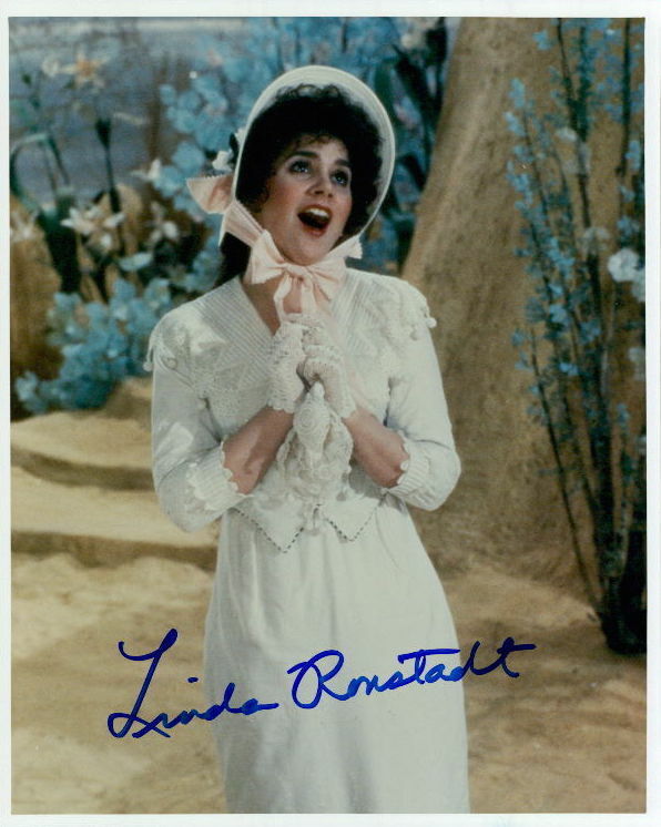 Linda Ronstadt vintage signed 8x10 Photo Poster painting In-person